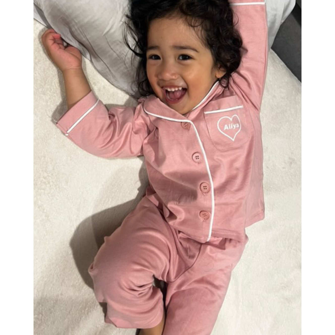 Personalised Pyjamas-Candy Floss Pink(preorder)
