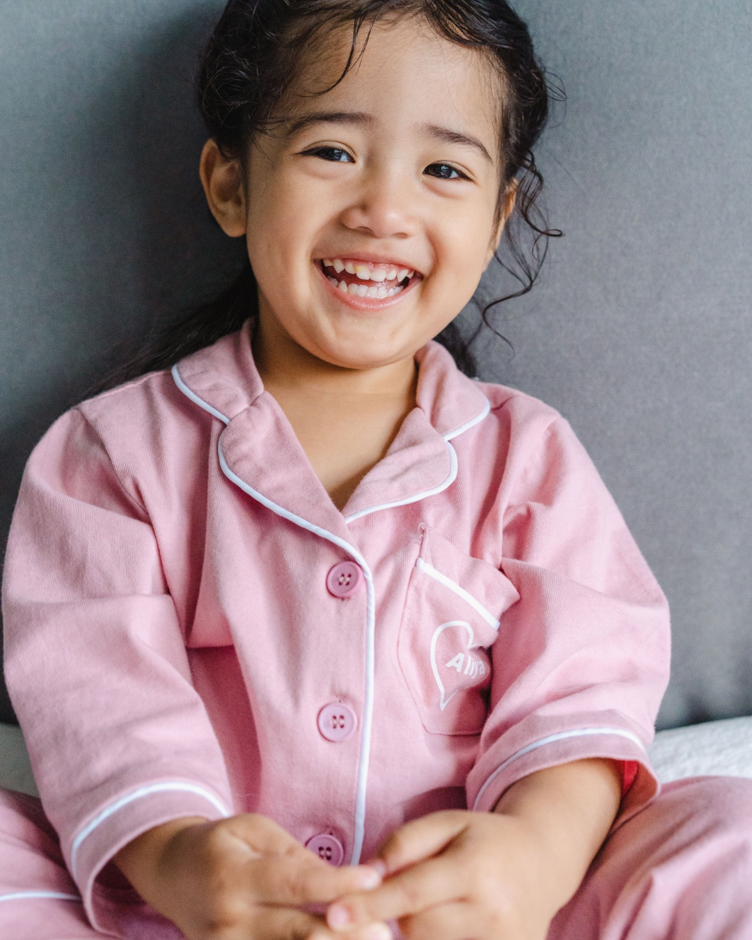 Personalised Pyjamas-Candy Floss Pink