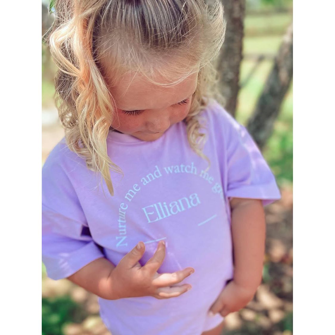 Personalised Tee - Grape(preorder)