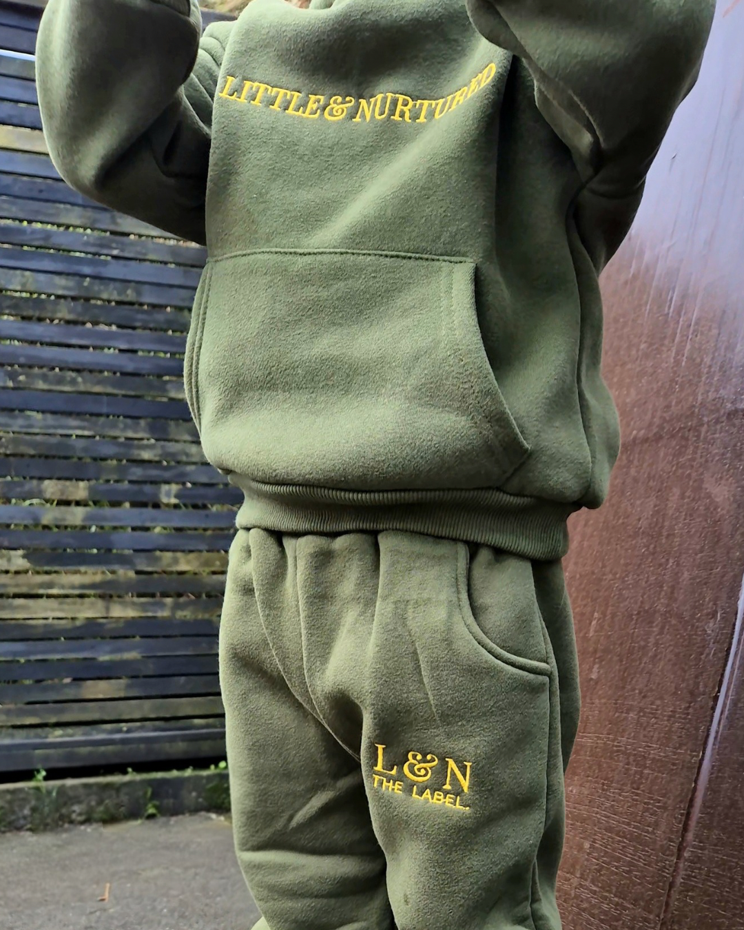 Little & Nurtured Tracksuit- Forest