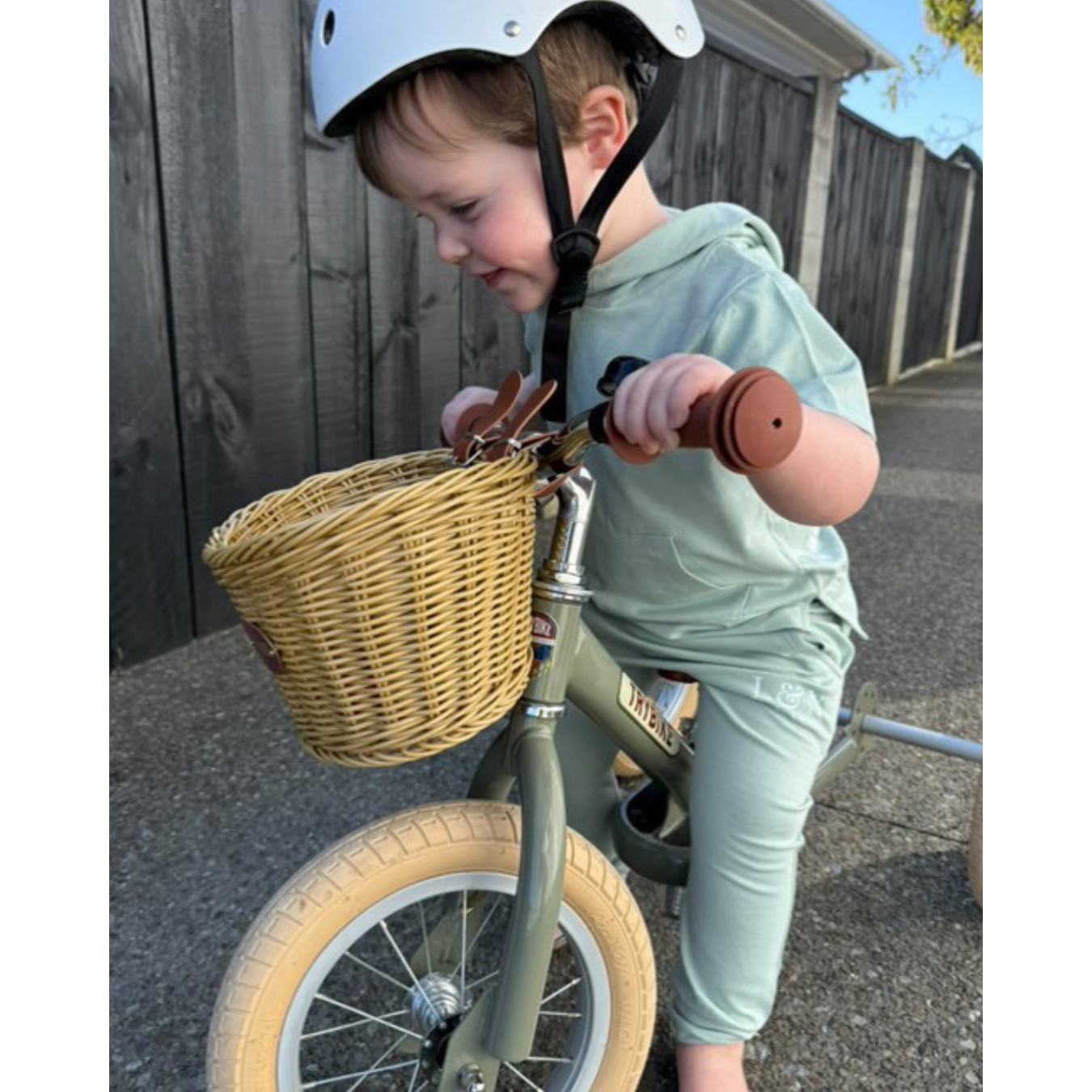 Little & Nurtured aqua green hooded tracksuit