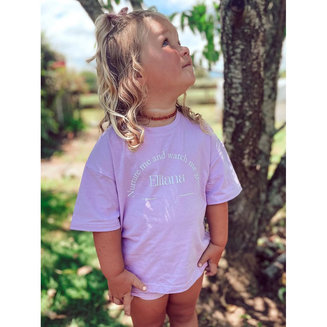 Personalised Tee - Grape(preorder)