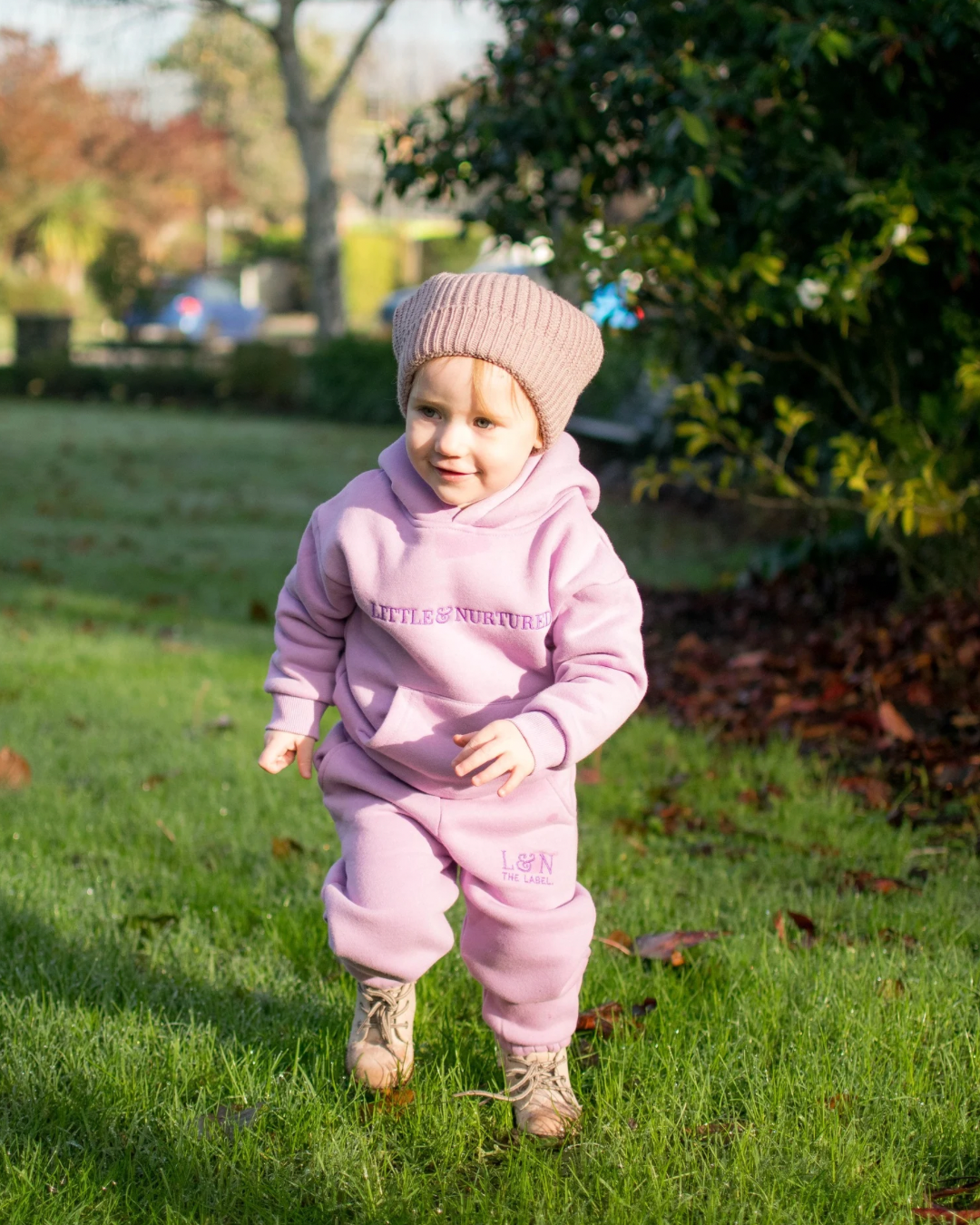Little & Nurtured Tracksuit-Lavender