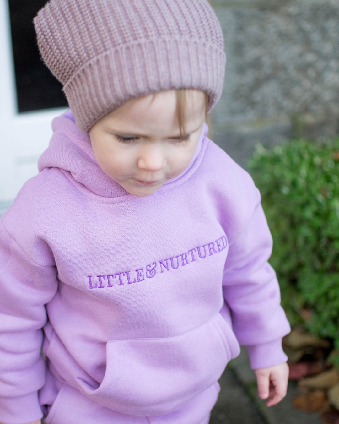 Little & Nurtured Tracksuit-Lavender