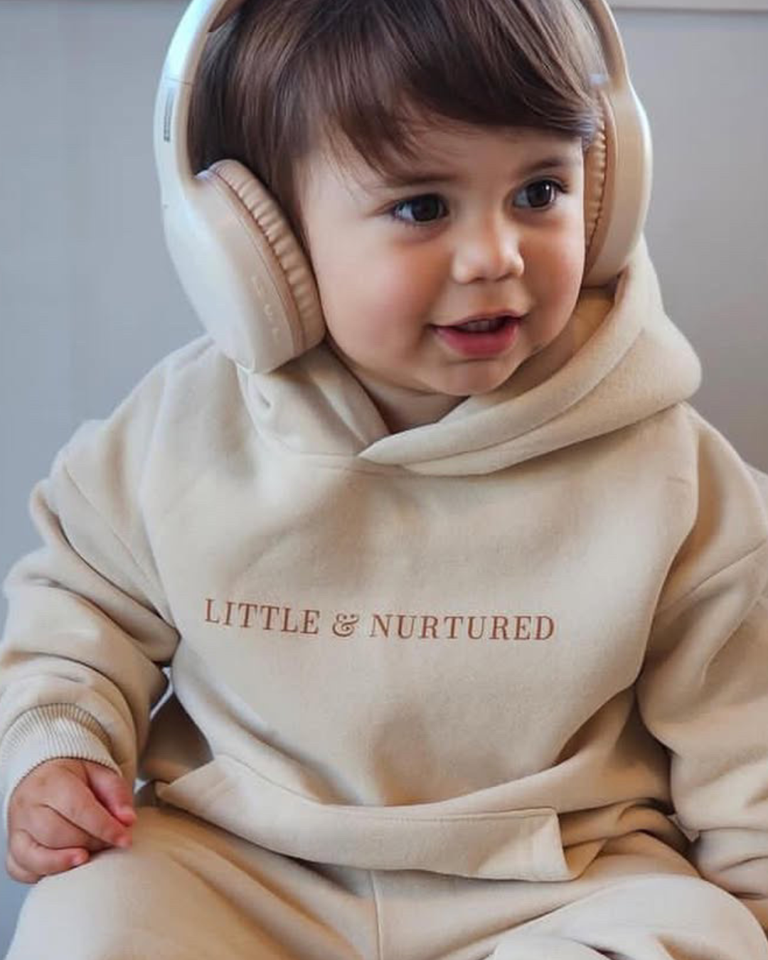 Little & Nurtured Beige Tracksuit