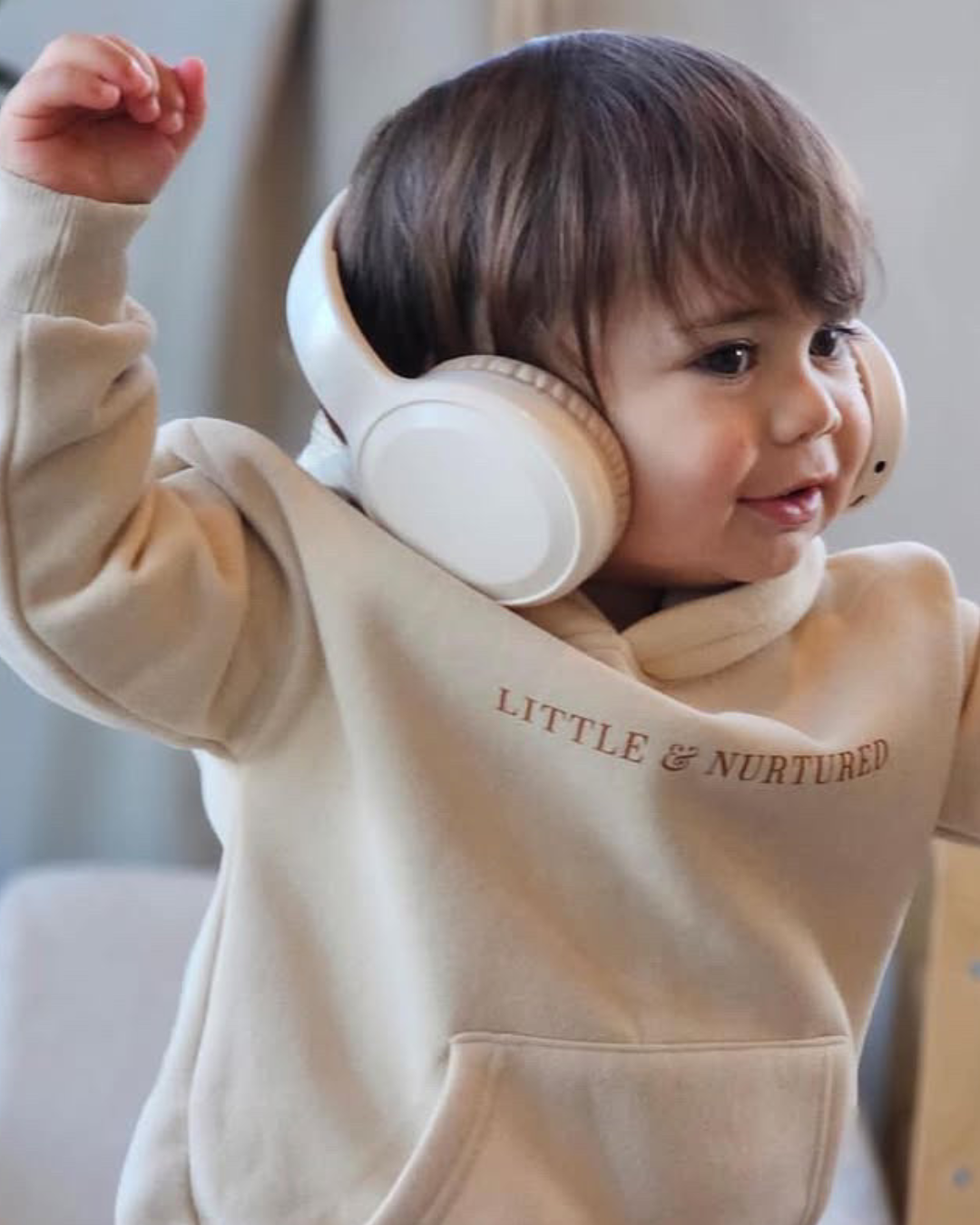 Little & Nurtured Beige Tracksuit