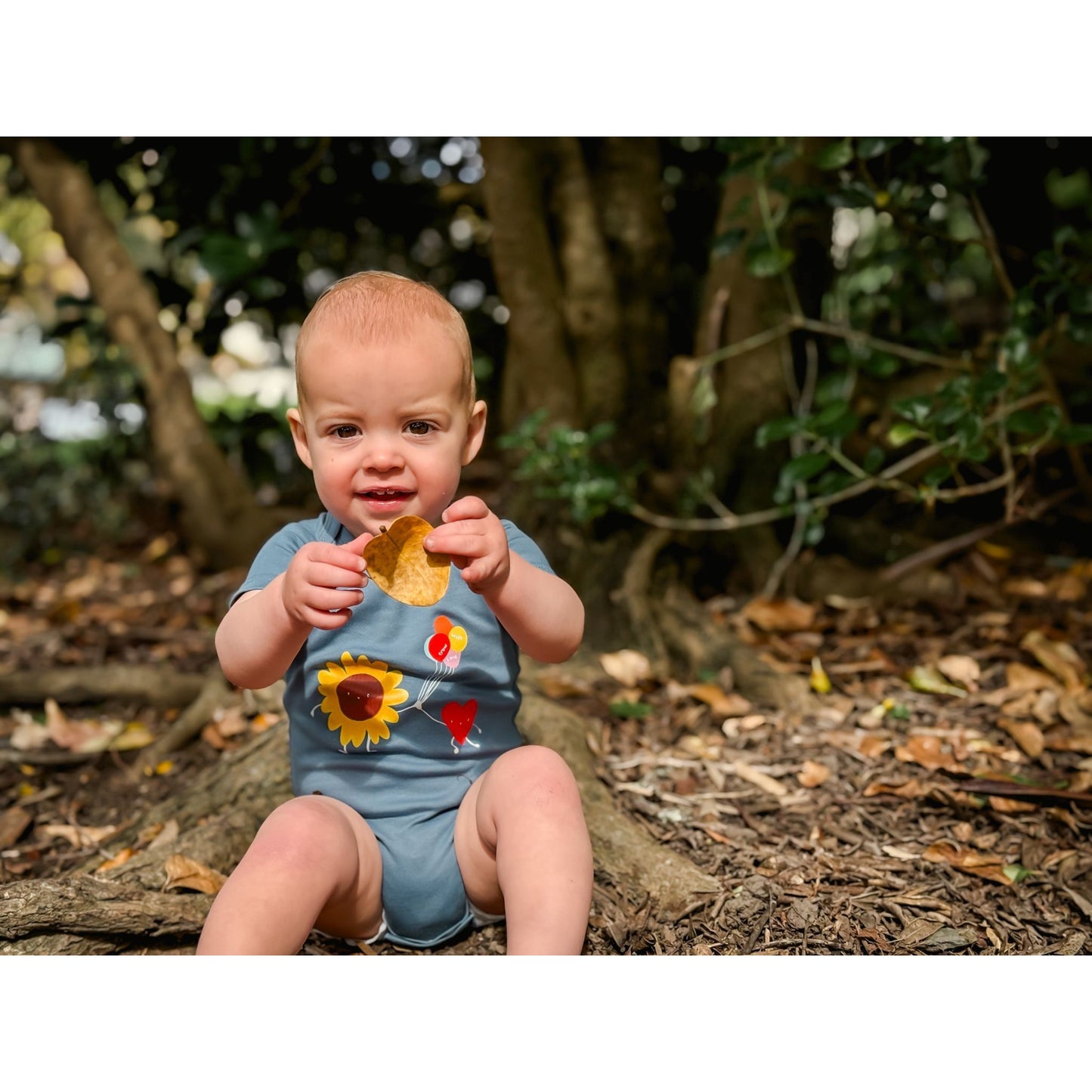 Grow With Love Bodysuit-Dark Blue