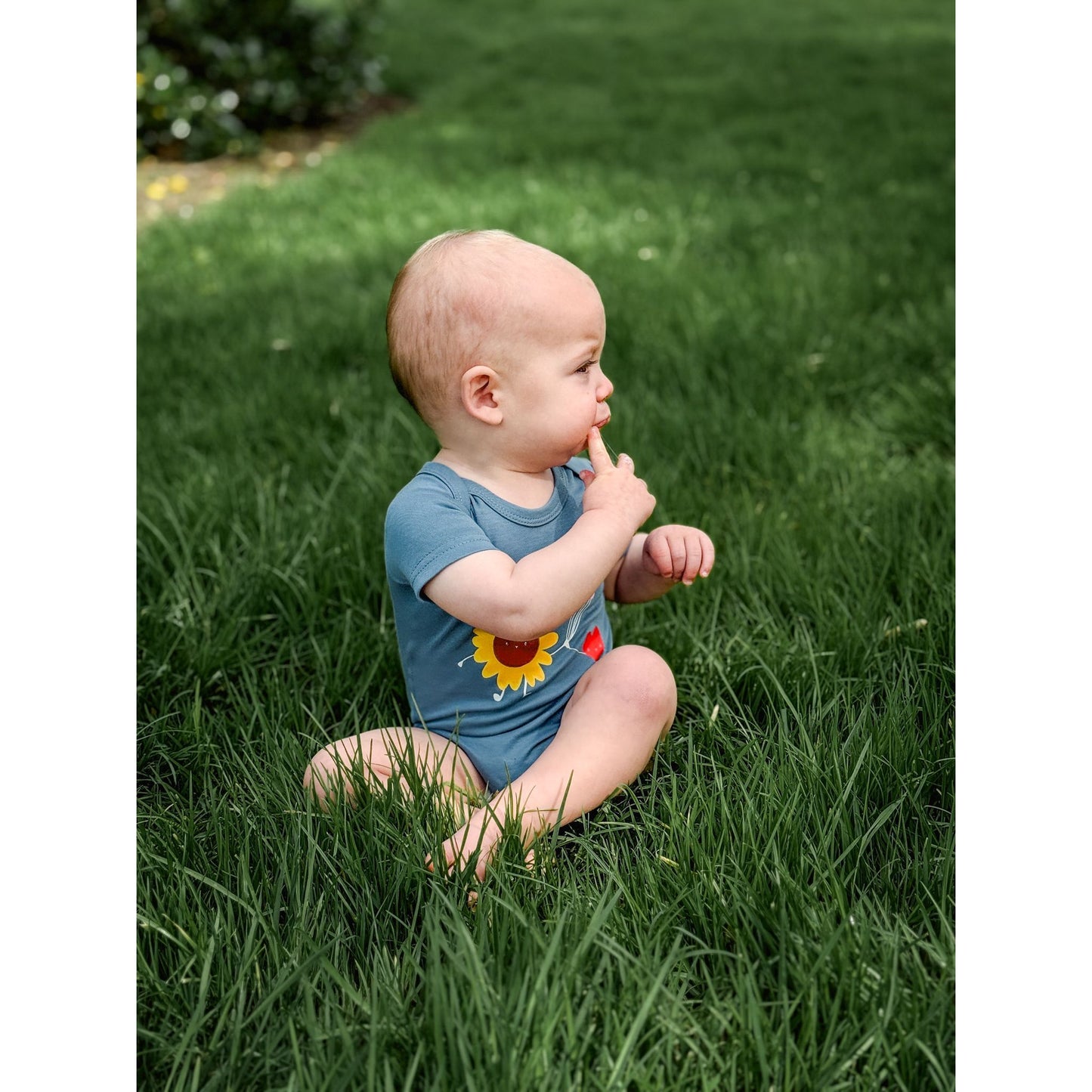 Grow With Love Bodysuit-Dark Blue
