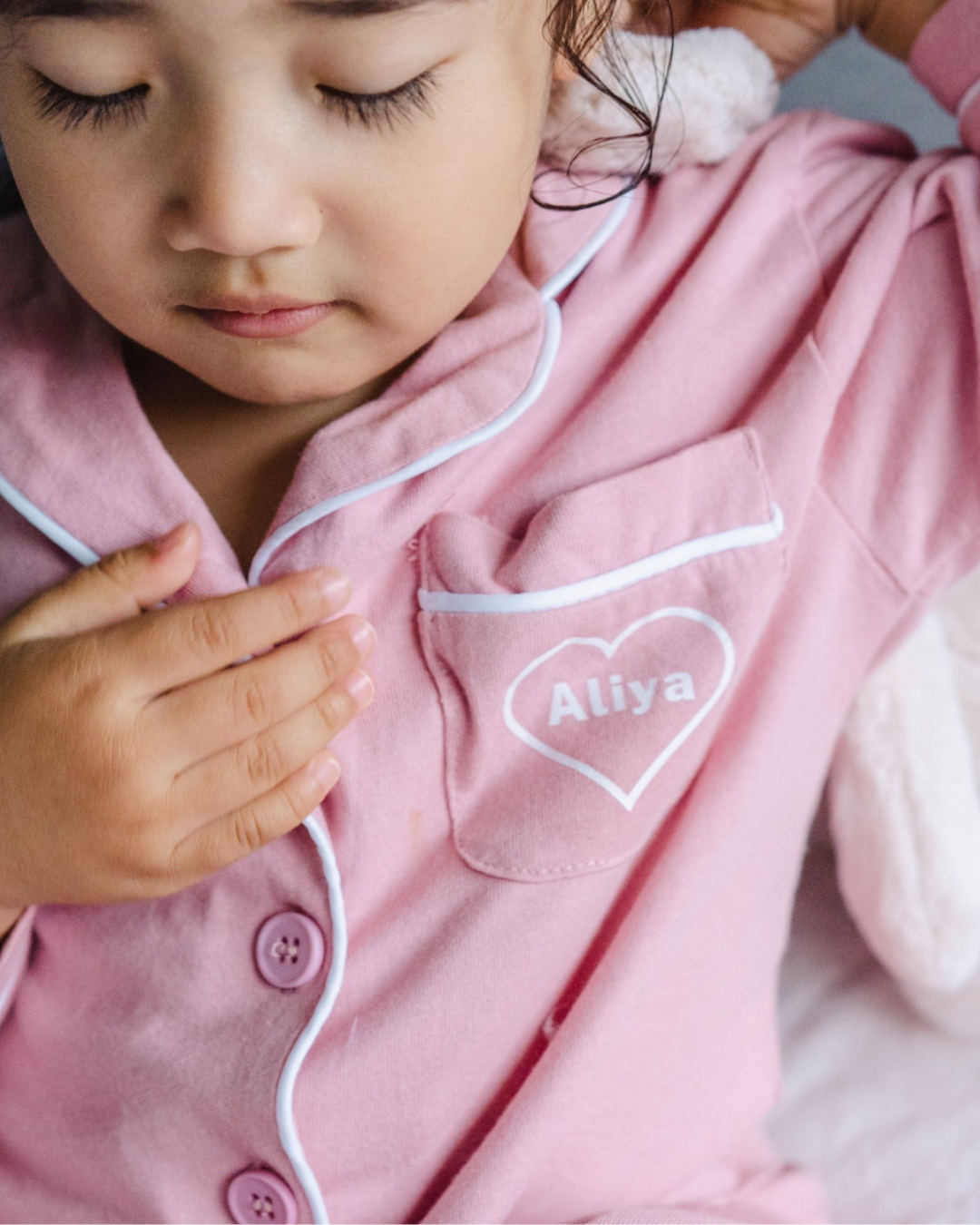 Personalised Pyjamas-Candy Floss Pink