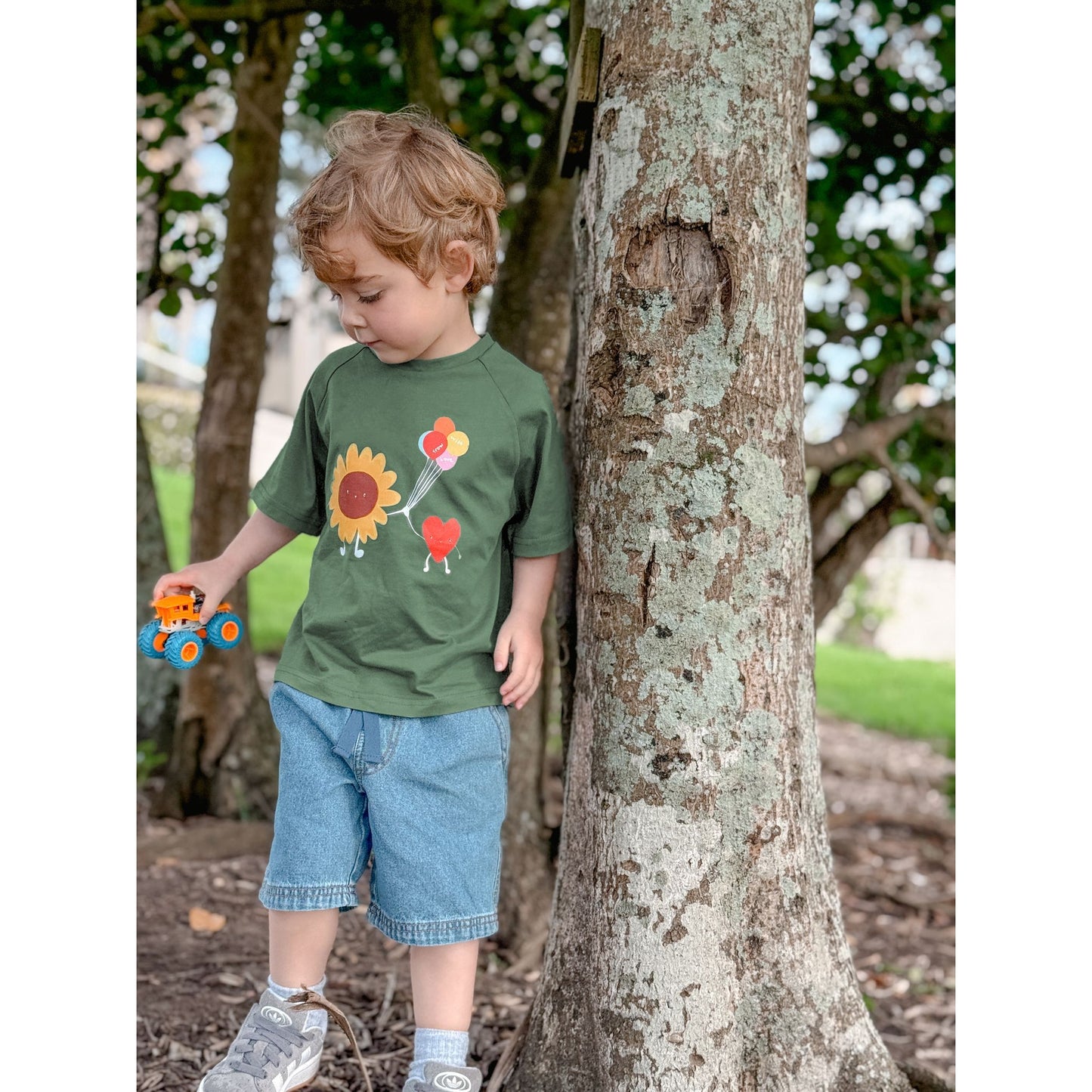 Grow With Love-Forest Boxy Tee