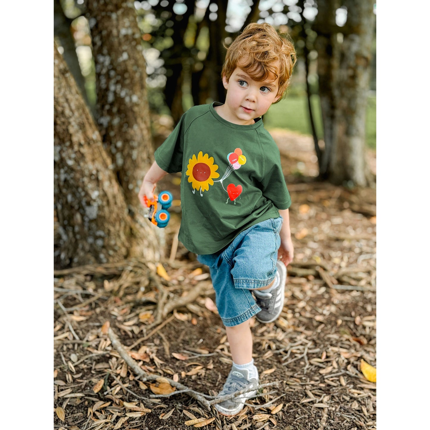 Grow With Love-Forest Boxy Tee
