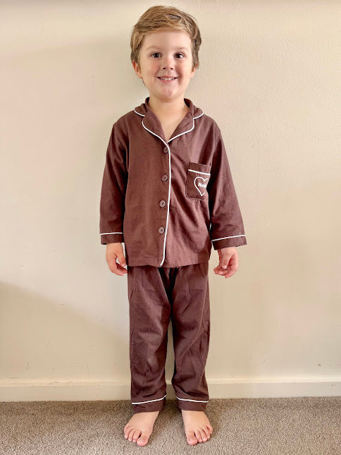 Personalised Pyjamas-Coco Brown