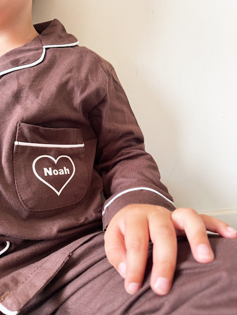 Personalised Pyjamas-Coco Brown