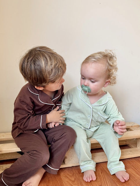 Personalised Pyjamas-Pistachio green