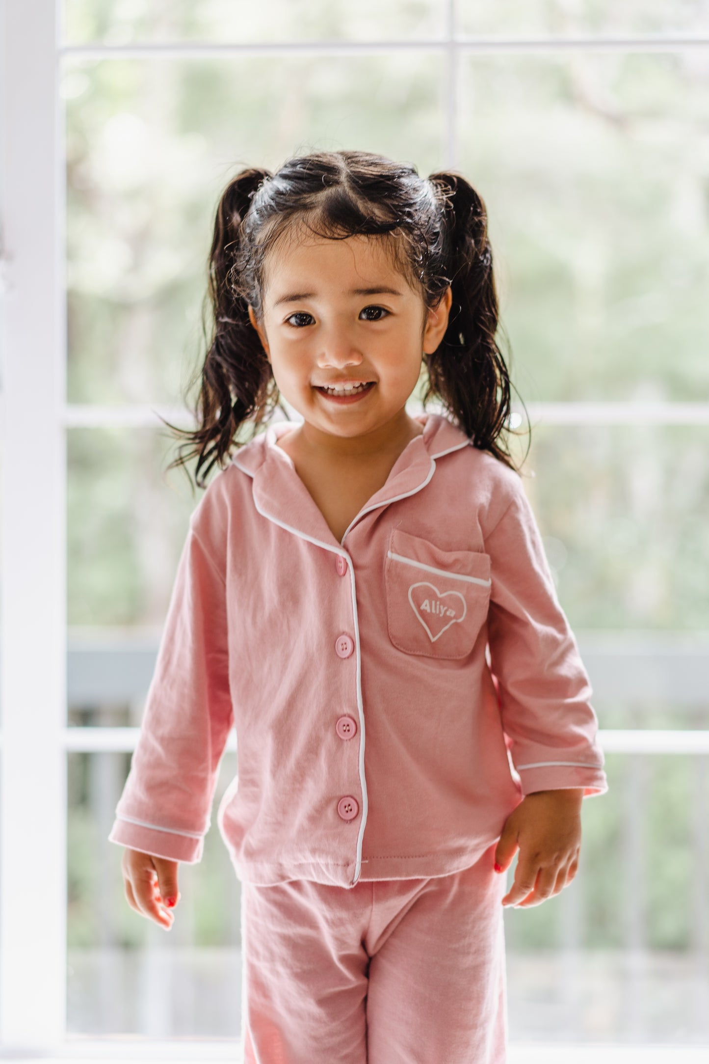 Personalised Pyjamas-Candy Floss Pink