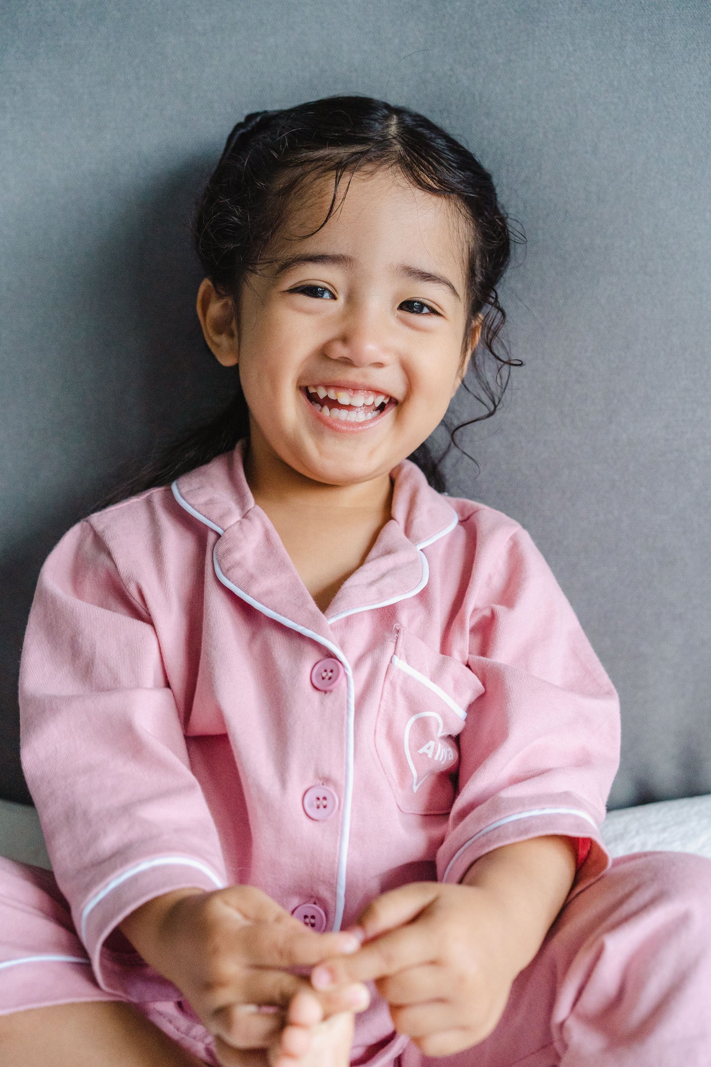 Personalised Pyjamas-Candy Floss Pink