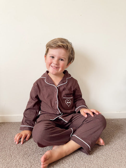 Personalised Pyjamas-Coco Brown