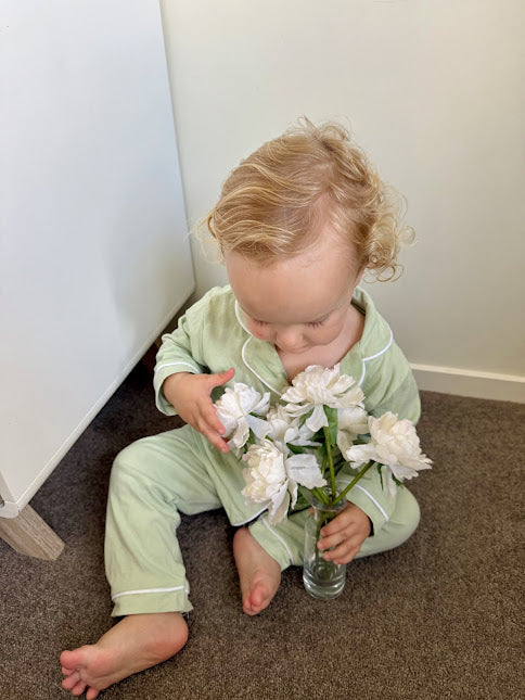 Personalised Pyjamas-Pistachio green