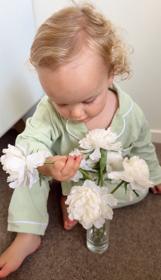 Personalised Pyjamas-Pistachio green