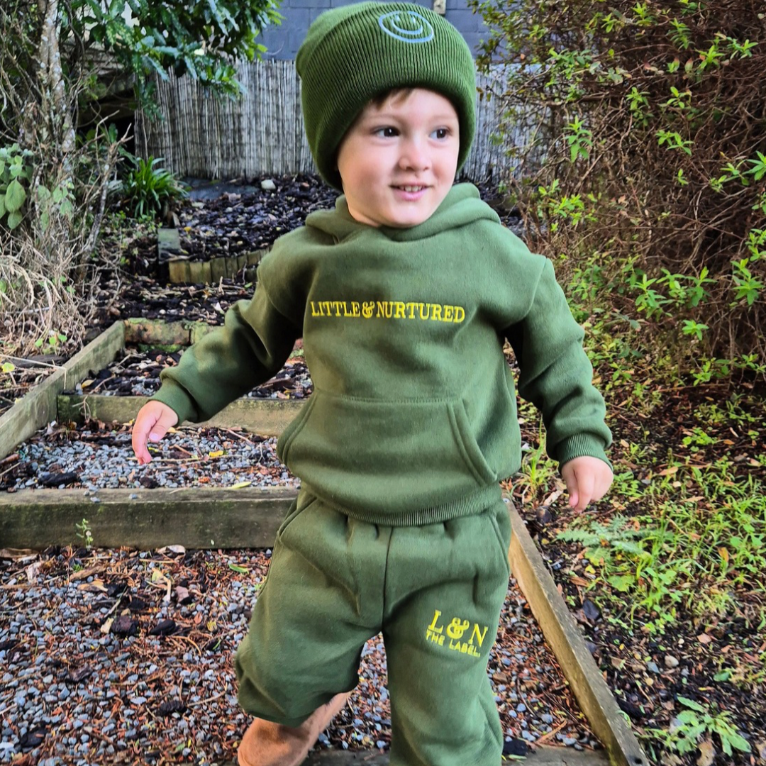 Little & Nurtured Tracksuit- Forest