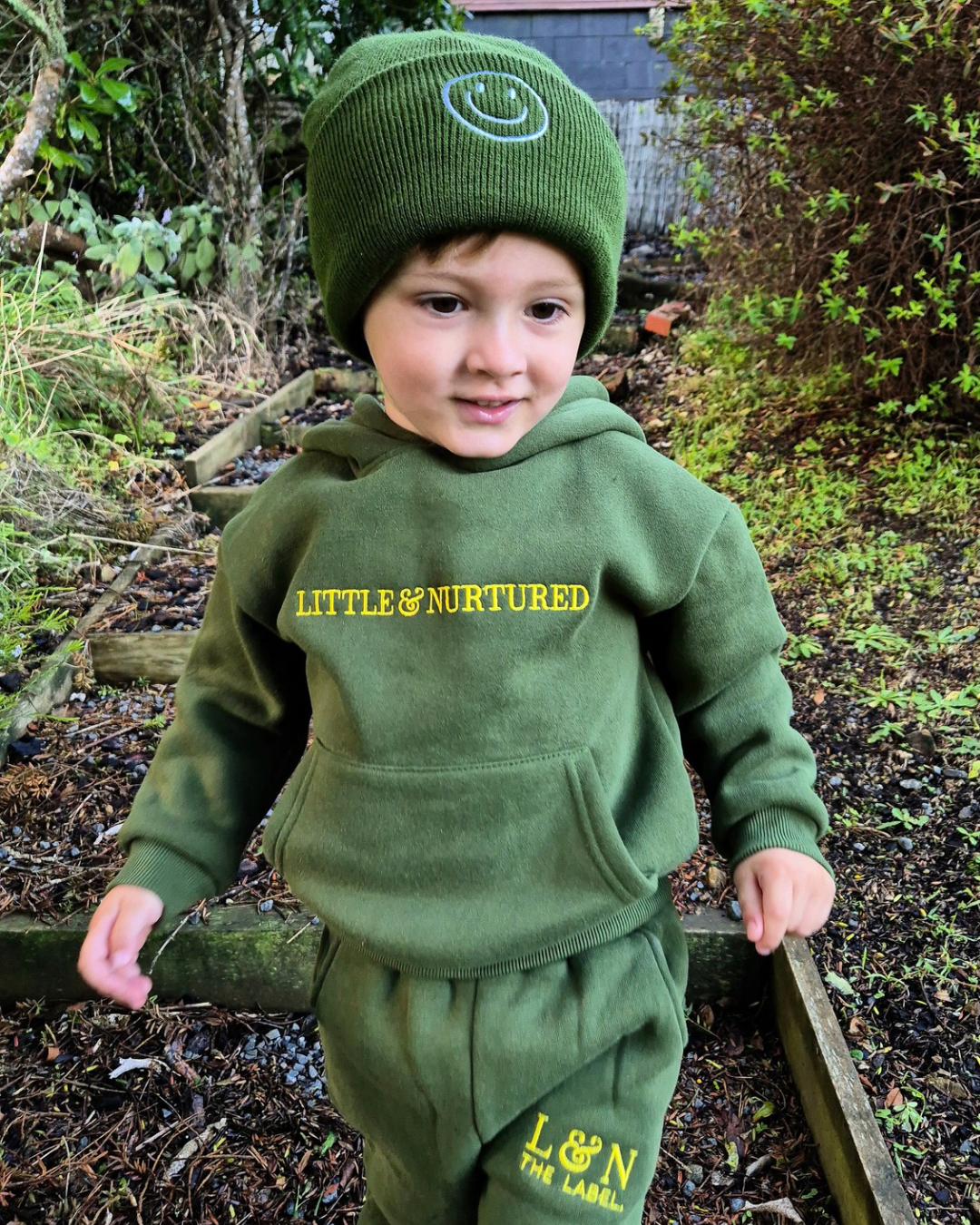 Little & Nurtured Tracksuit- Forest
