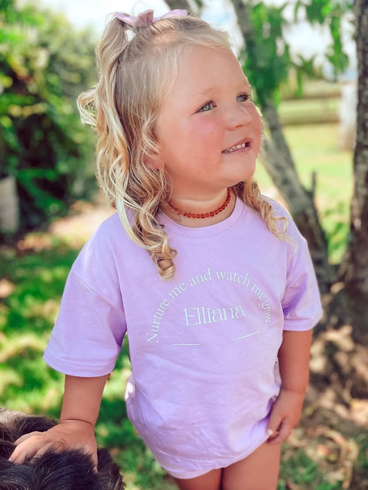 Personalised Tee - Grape(preorder)