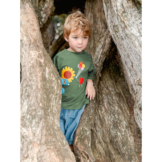 Grow With Love-Forest Boxy Tee