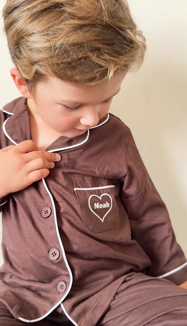 Personalised Pyjamas-Coco Brown